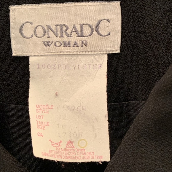 Modest ConradC Woman dressy long sleeve black jacket - Picture 3 of 10